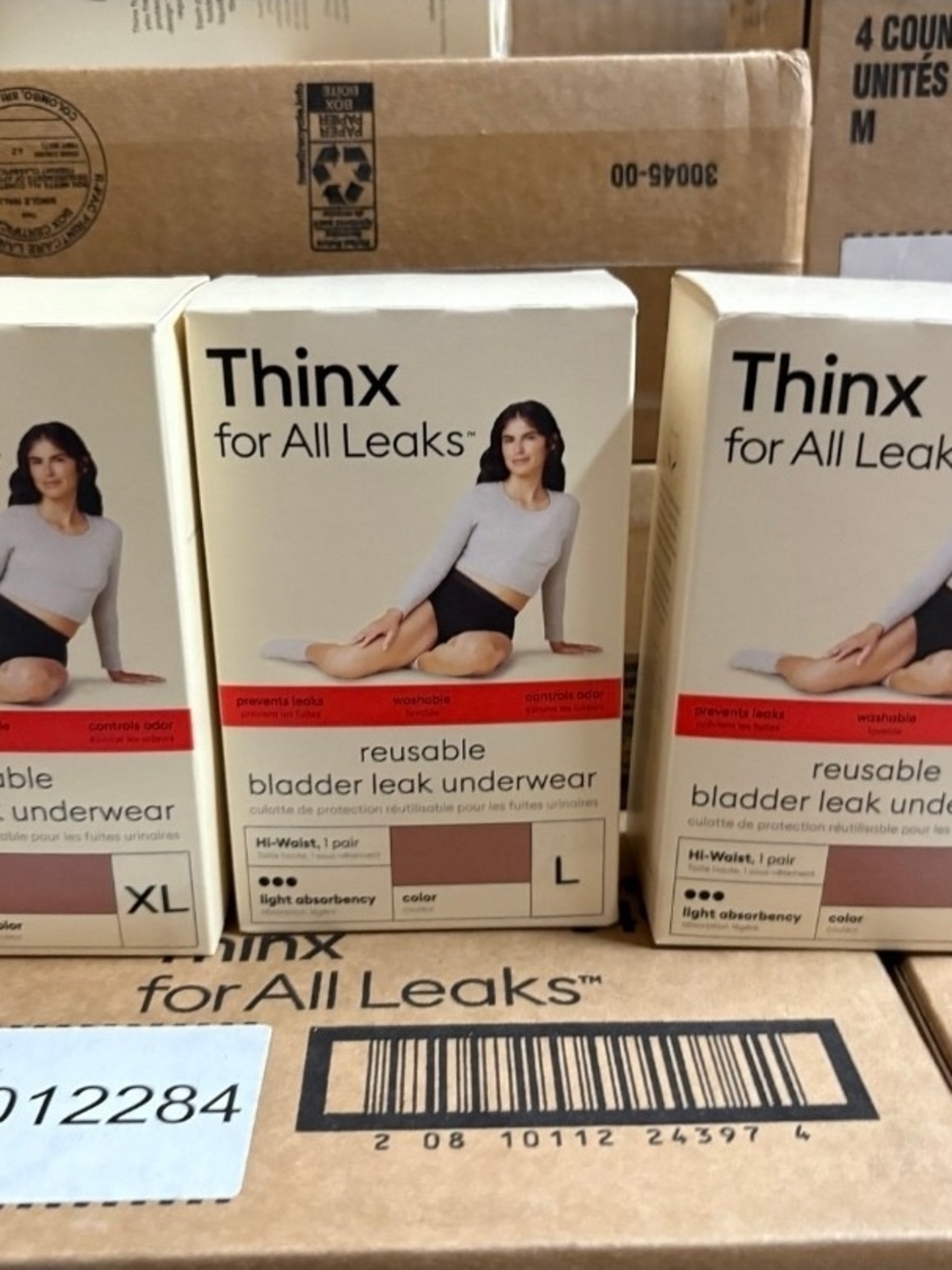 Thinx Women's Briefs - Beige (Pack Box Image) Price Is For 1
